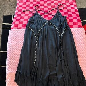 Free People Black Sleeveless Dress
